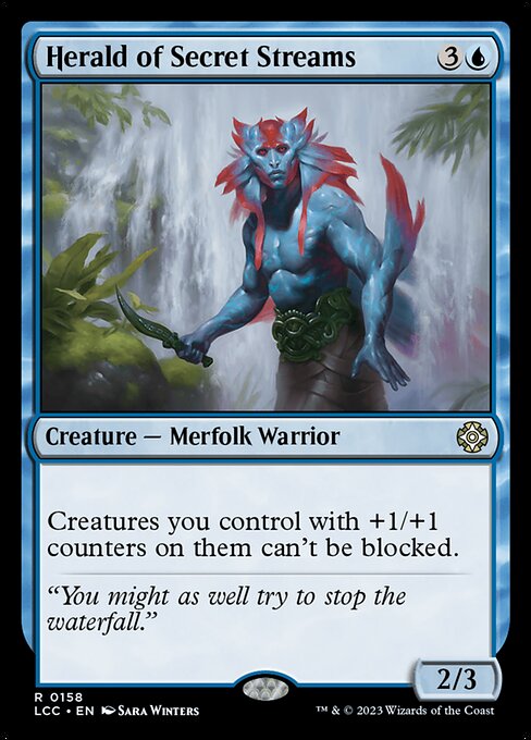 Herald of Secret Streams - The Lost Caverns of Ixalan Commander Magic card
