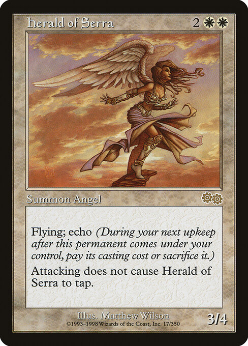 Herald of Serra - Urza's Saga Magic card