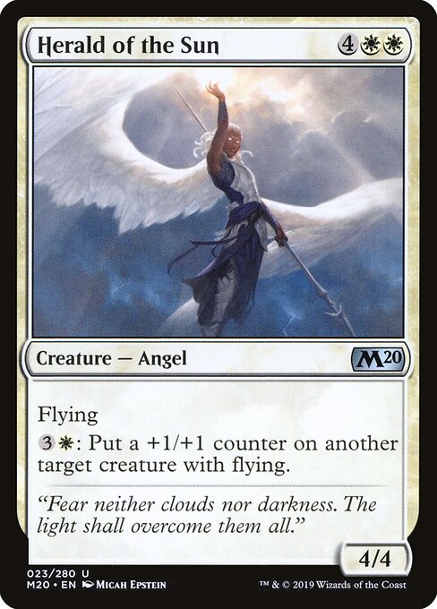 Herald of the Sun - Core Set 2020 Magic card