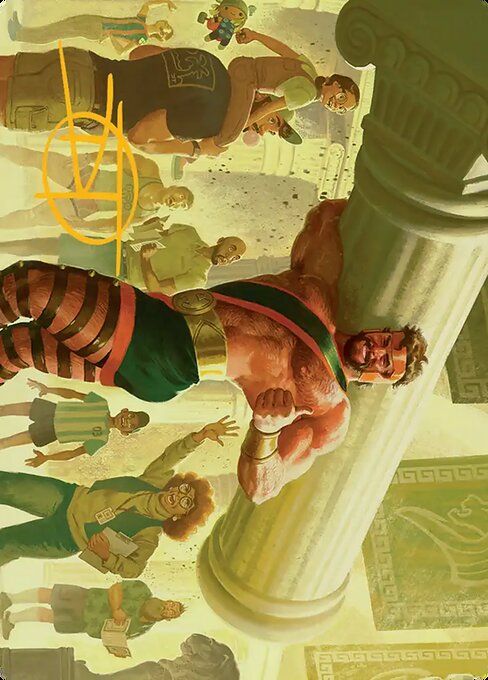 Hercules, Prince of Power // Hercules, Prince of Power - Marvel Super Heroes Art Series (#13) - Illustrated by David Talaski - Magic: The Gathering Card