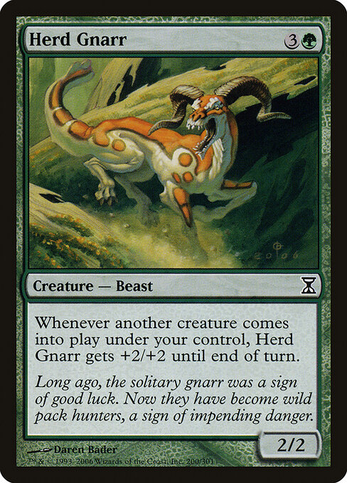 Herd Gnarr - Time Spiral Magic card