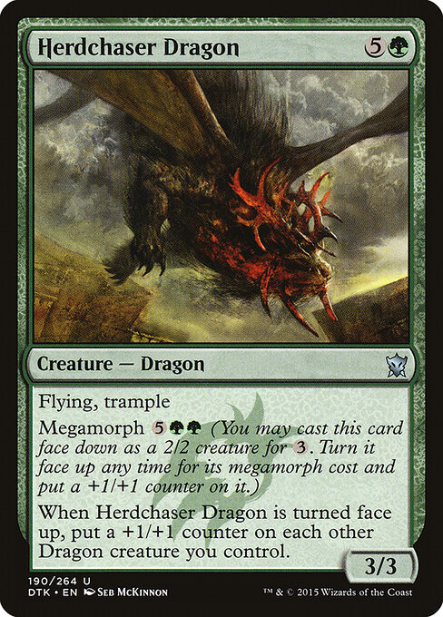 Herdchaser Dragon - Dragons of Tarkir Magic card