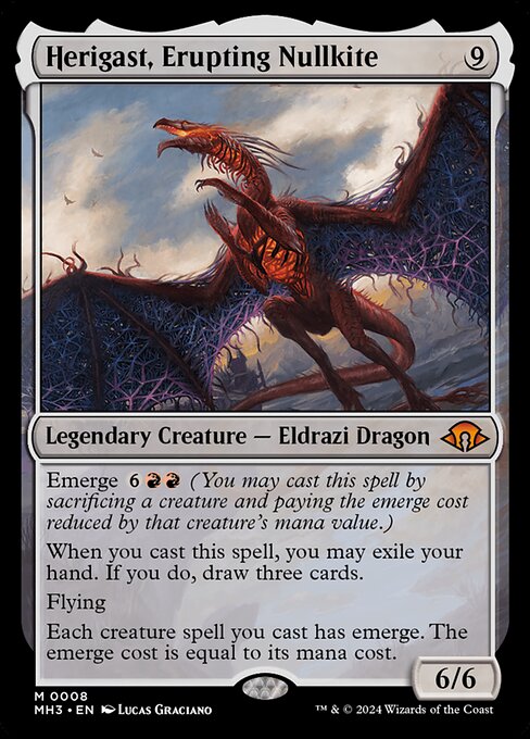 Herigast, Erupting Nullkite - Modern Horizons 3 Magic card