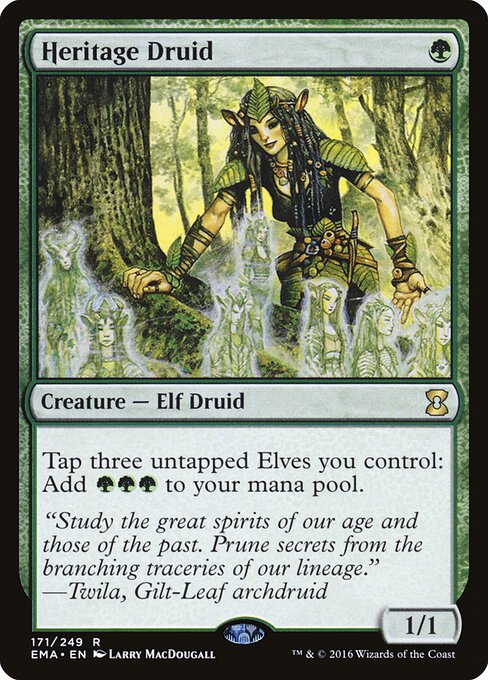 Heritage Druid - Eternal Masters Magic card