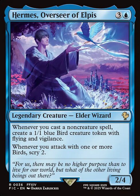 Hermes, Overseer of Elpis - Final Fantasy Commander Magic card