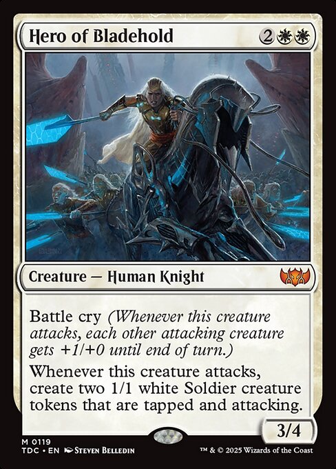 Hero of Bladehold - Tarkir: Dragonstorm Commander Magic card