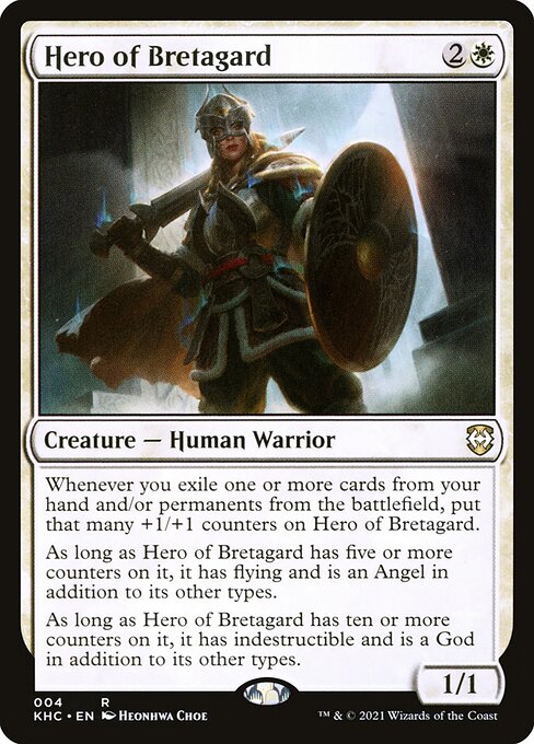 Hero of Bretagard - Kaldheim Commander Magic card