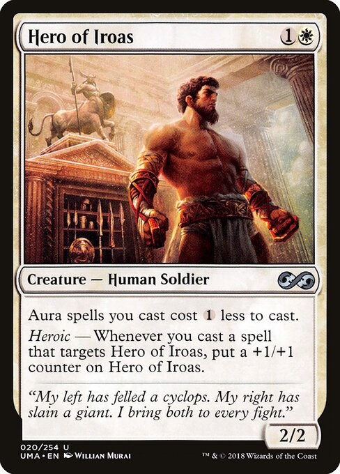 Hero of Iroas - Ultimate Masters (#20) - Illustrated by Willian Murai - Magic: The Gathering Card