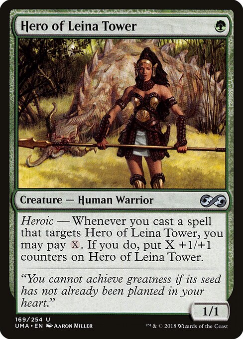 Hero of Leina Tower - Ultimate Masters Magic card