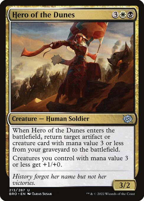 Hero of the Dunes - The Brothers' War Magic card