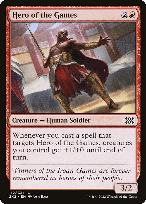 Hero of the Games - Double Masters 2022 Magic card