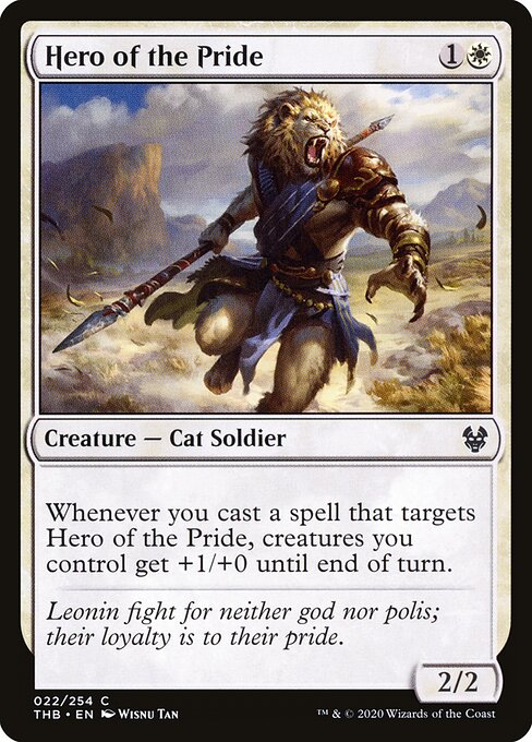 Hero of the Pride - Theros Beyond Death Magic card