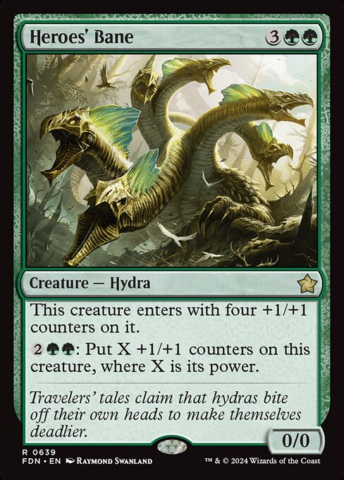 Heroes' Bane - Foundations Magic card