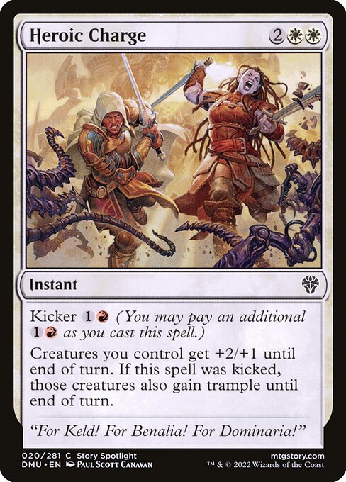 Heroic Charge - Dominaria United Magic card