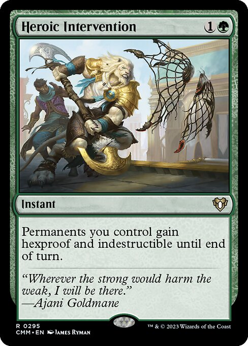 Heroic Intervention - Commander Masters Magic card