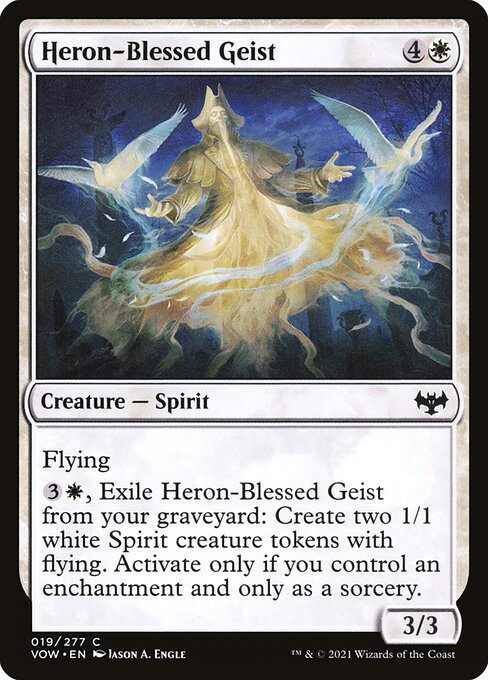 Heron-Blessed Geist - Innistrad: Crimson Vow Magic card
