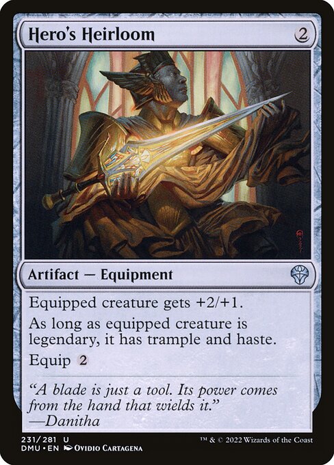 Hero's Heirloom - Dominaria United Magic card