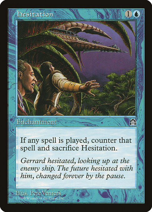 Hesitation - Stronghold Magic card