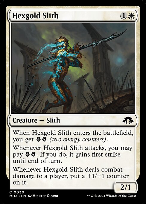 Hexgold Slith - Modern Horizons 3 Magic card