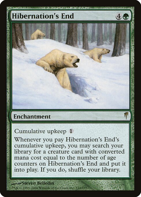 Hibernation's End - Coldsnap Magic card