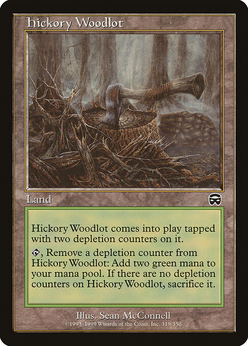 Hickory Woodlot - Mercadian Masques Magic card
