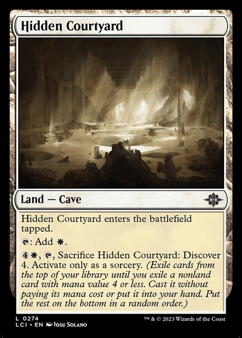 Hidden Courtyard - The Lost Caverns of Ixalan Magic card