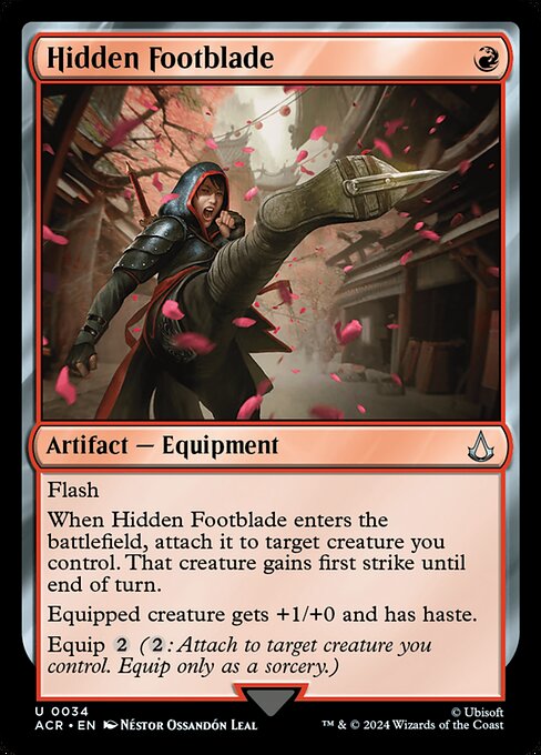 Hidden Footblade - Assassin's Creed Magic card