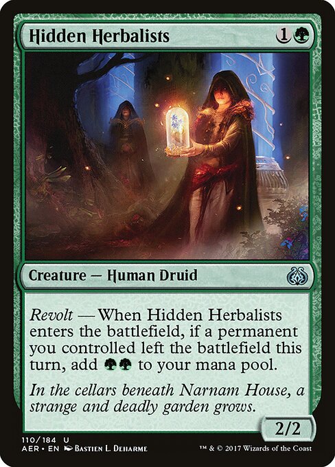 Hidden Herbalists - Aether Revolt Magic card