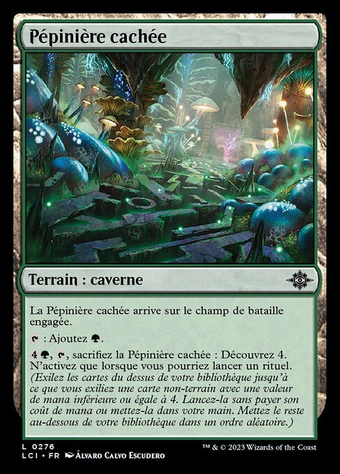 隠された生育場 (Hidden Nursery) - Modern Horizons 3 Commander (#349) - Illustrated by Álvaro Calvo Escudero - Magic: The Gathering Card