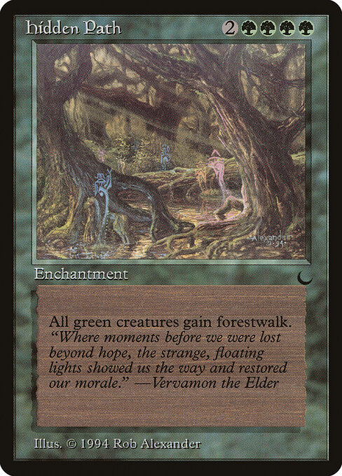 Hidden Path - The Dark Magic card