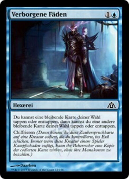 Verborgene Fäden (Hidden Strings) - Dragon's Maze (#12) - Illustrated by Daarken - Magic: The Gathering Card