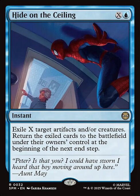 Hide on the Ceiling - Marvel's Spider-Man Magic card