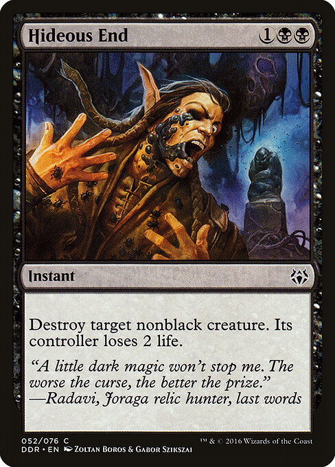 Hideous End - Duel Decks: Nissa vs. Ob Nixilis Magic card