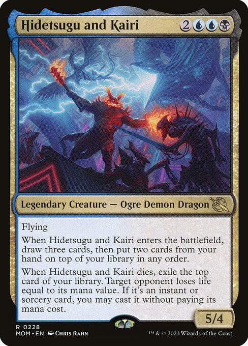 Hidetsugu and Kairi - March of the Machine Magic card