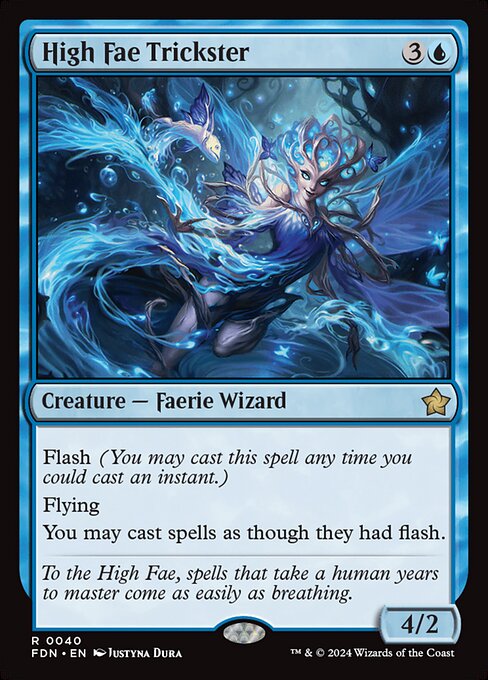 High Fae Trickster - Foundations Magic card