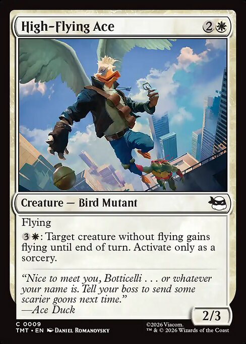 High-Flying Ace - Teenage Mutant Ninja Turtles Magic card