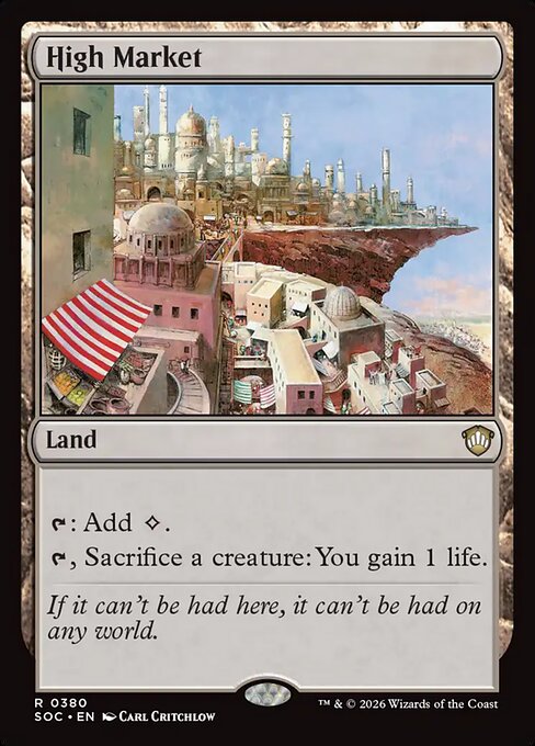 High Market - Secrets of Strixhaven Commander Magic card