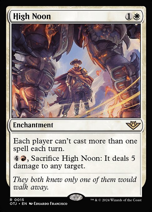 High Noon - Outlaws of Thunder Junction Magic card