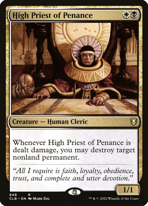 High Priest of Penance - Commander Legends: Battle for Baldur's Gate Magic card