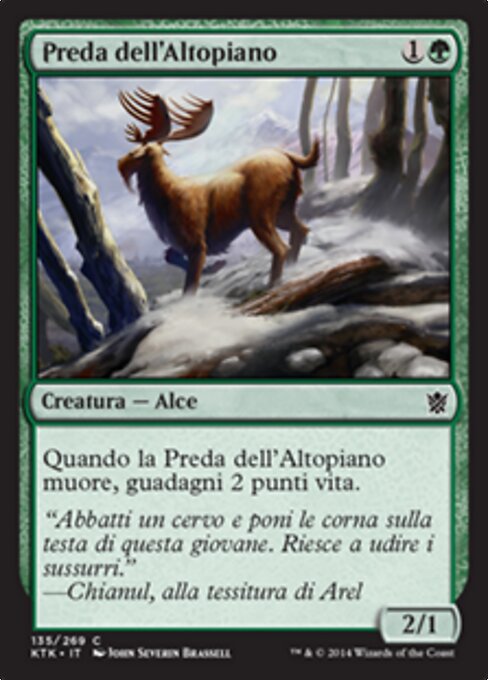 고산지대 사냥감 (Highland Game) - Core Set 2019 (#188) - Illustrated by John Severin Brassell - Magic: The Gathering Card