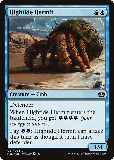 Hightide Hermit - Kaladesh (#51) - Illustrated by Jason Kang - Magic: The Gathering Card