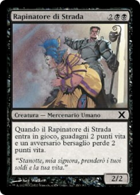 Asaltante de la carretera (Highway Robber) - Ninth Edition (#138) - Illustrated by Kev Walker - Magic: The Gathering Card