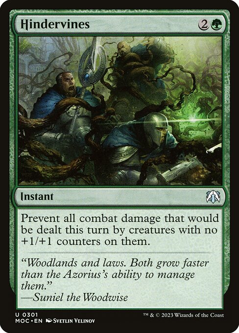 Hindervines - March of the Machine Commander Magic card