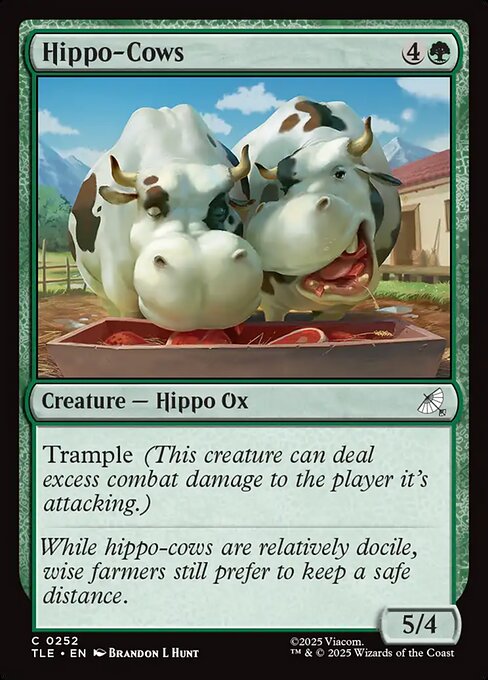 Hippo-Cows - Avatar: The Last Airbender Eternal Magic card