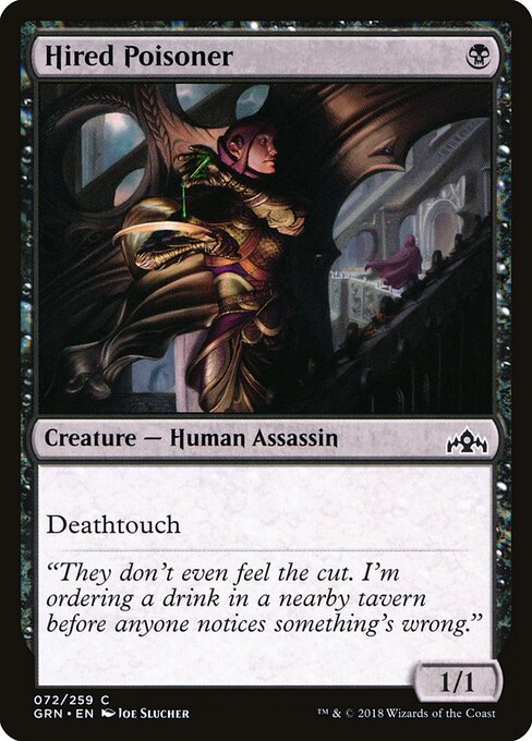 Hired Poisoner - Guilds of Ravnica Magic card