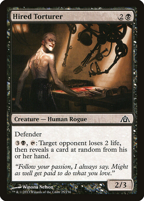 Hired Torturer - Dragon's Maze Magic card