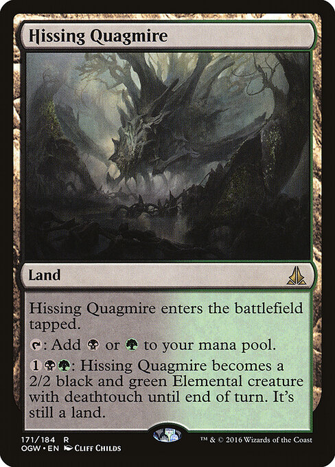 Hissing Quagmire - Oath of the Gatewatch Magic card