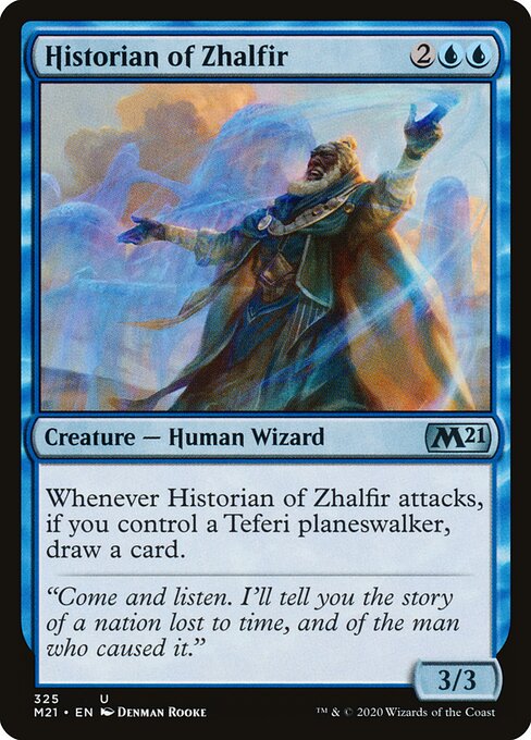Historian of Zhalfir - Core Set 2021 Magic card