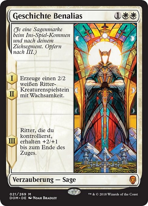 Storia di Benalia (History of Benalia) - Dominaria (#21) - Illustrated by Noah Bradley - Magic: The Gathering Card