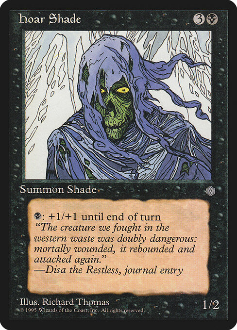 Hoar Shade - Ice Age Magic card